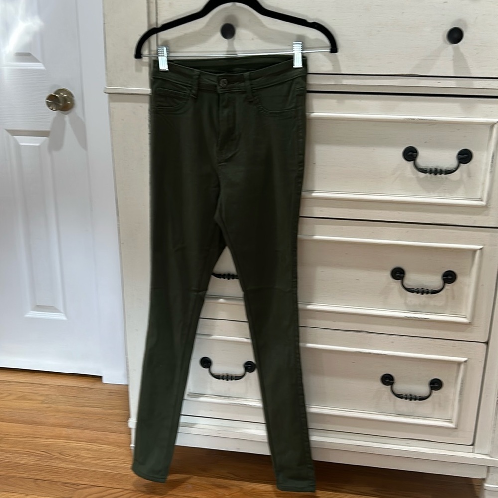 Olive jeggings- No tags but never worn